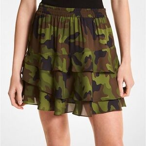 Michael Kors Camo Skirt